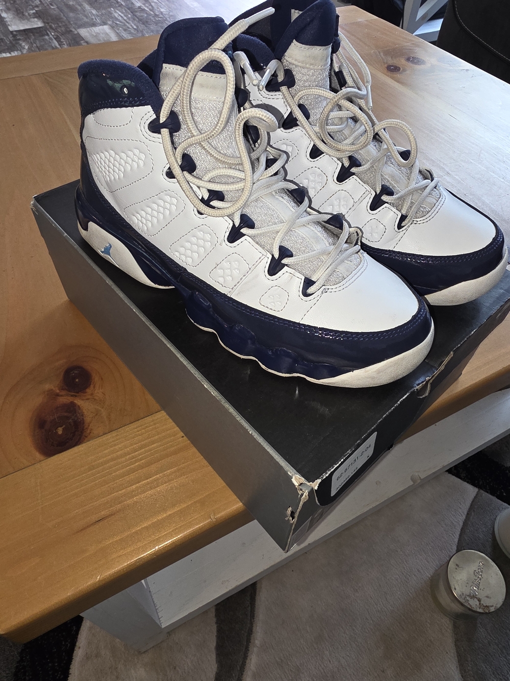 Size 6.5 - Air Jordan 9 Retro UNC (302370-145)